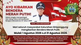 AYO KIBARKAN BENDERA MERAH PUTIH !